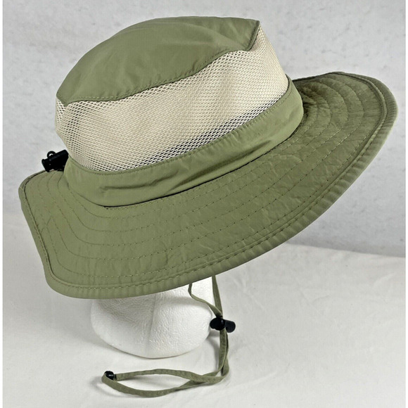Dorfman Pacific Co DPC Mens MED Safari Outback Hat Green Nylon Mesh Breathable - Picture 2 of 7
